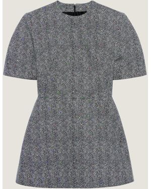 Givenchy Cocoon Mini Dress - Gray