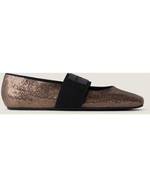 Givenchy Sliced Square Ballerinas - Natural