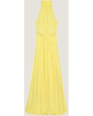 Givenchy Halterneck Evening Dress - Yellow
