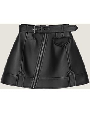 Givenchy Mini Biker Skirt - Black