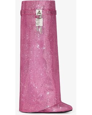 Givenchy Shark Lock Boots Wide Fit - Pink