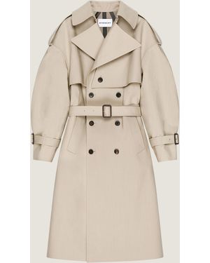 Givenchy Couture Seam Trench Coat - Natural
