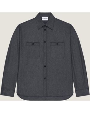 Givenchy Couture Seam Overshirt - Blue