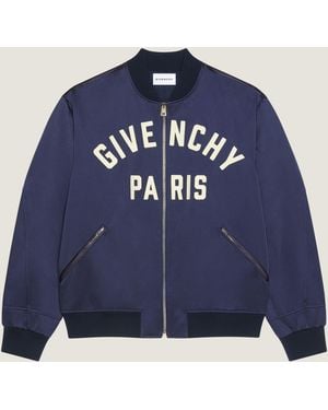 Givenchy Couture Seam Bomber - Blue