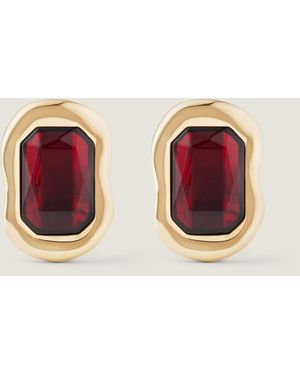Givenchy Sculptural Crystal Earrings - Pink