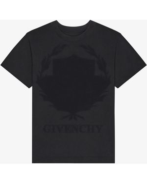 Givenchy Shadow Cotton T-Shirt - Black