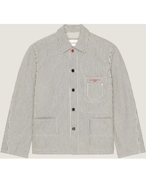 Givenchy Couture Seam Striped Jacket - White