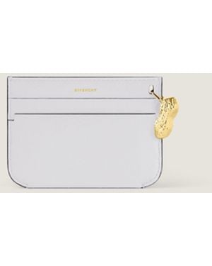 Givenchy Lucky Charms Card Holder In Box Leather - Natural