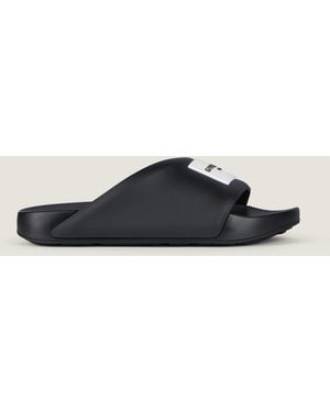 Givenchy Label Slide Mules - White
