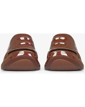Givenchy Sandali con zeppa Marshmallow di gomma - Marrone