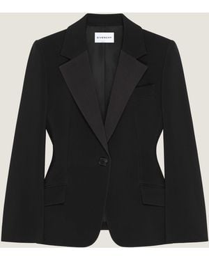 Givenchy Single-Breasted Tuxedo Jacket - Black