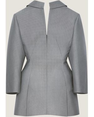 Givenchy Back-To-Front Tailored Dress - Grey