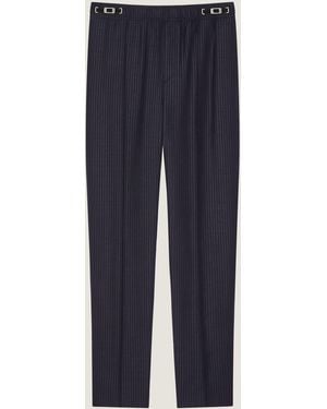 Givenchy Couture Seam Striped Joggers - Blue