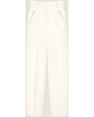 Givenchy Pleated Trousers - Natural