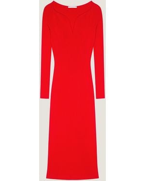 Givenchy Kickback Midi Dress - Red