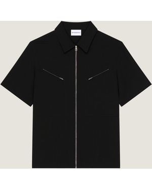 Givenchy Couture Seam Zipped Shirt - Black