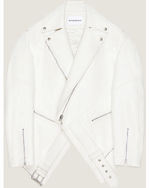 Givenchy Back-To-Front Biker Jacket - Natural