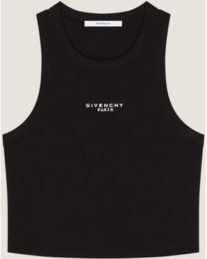 Givenchy Cropped Tank Top - Black