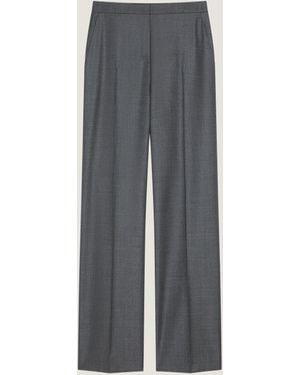 Givenchy Pantaloni a sigaretta sartoriali taglio slim in lana - Grigio