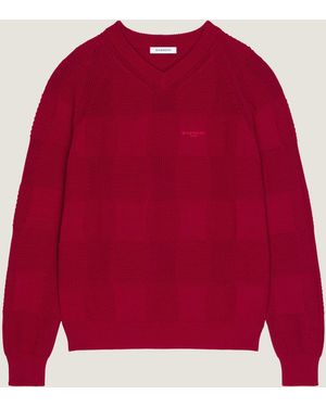 Givenchy Checked Sweater - Red