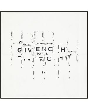 Givenchy Carré piccolo in cotone con stampa Photographic Negative - Neutro