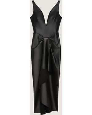 Givenchy Long Wrapped Dress - Metallic