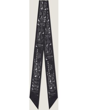 Givenchy Fascia per capelli Stamp in seta - Neutro