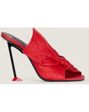 Givenchy Boudoir Heeled Mules - Red
