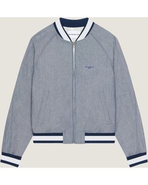 Givenchy Striped Blouson - Blue