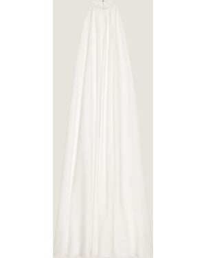 Givenchy Halterneck Evening Dress - Natural