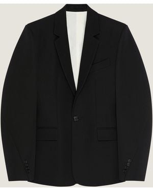 Givenchy Single-Breasted Form Fit Jacket - Black