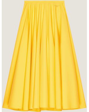Givenchy Long Circular Skirt - Yellow