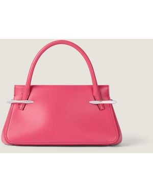 Givenchy Mini Pinch Bag In Leather - Pink