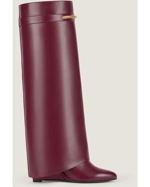 Givenchy Shark Pinch Boots - Purple