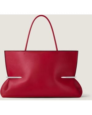 Givenchy Pinch Squeezed Horizontal Tote Bag - Red