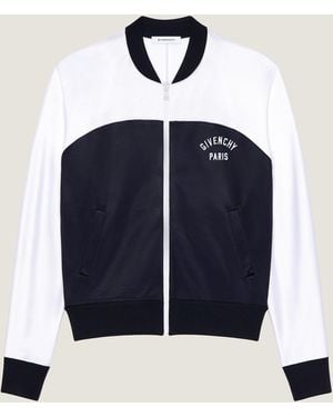 Givenchy Blouson With Paris Embroidery - Blue