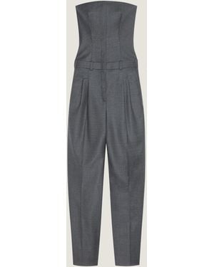 Givenchy Bullet Bustier Tailored All-In-One - White