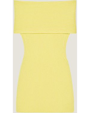 Givenchy Off-The-Shoulder Mini Dress - Yellow