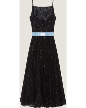 Givenchy Sliced Evening Dress - Black