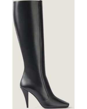 Givenchy Sliced Square Boots - Black