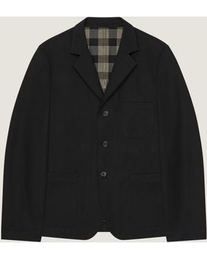 Givenchy Single-Breasted Deconstructed Jacket - Black