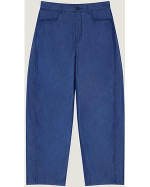 Givenchy Couture Seam Jeans With Stamp Print - Blue