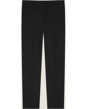 Givenchy Pantaloni sartoriali con gamba aderente in lana - Nero