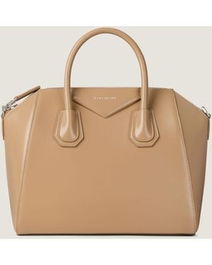 Givenchy Borsa Antigona piccola in pelle Box - Neutro