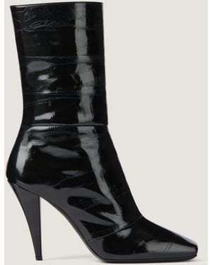Givenchy Sliced Square Ankle Boots - Black