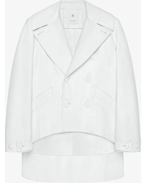 Givenchy Oversized Asymmetric Peacoat - White