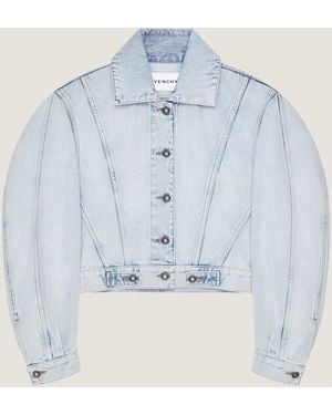 Givenchy Back-To-Front Cocoon Jacket - Blue