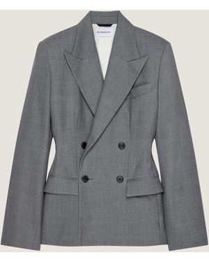 Givenchy Double Breasted Jacket - Blue