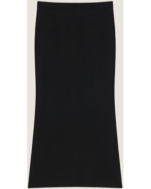 Givenchy Mid-Length Kick Back Skirt - Black