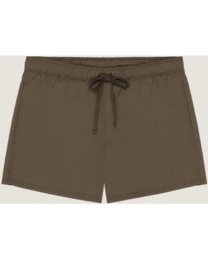 Givenchy Swim Shorts With Paris Embroidery - Natural